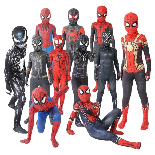 תחפושת ספיידרמן תלבושות Superhero | בגד גוף ספנדקס חליפה לילדים תפור לפי מידה