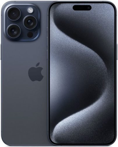 אייפון Apple iPhone 15 Pro Max 256GB - צבע טיטניום כחול - שנה אחריות יבואן רשמי - ללא מטען וללא אוזניות