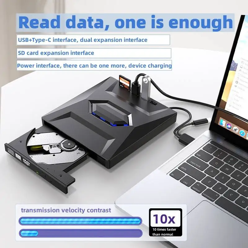 DeepFox USB 2.0 SATA כבל CD/DVD ROM כונן כבל אופטי נהג מתאם כבל עבור מחשב נייד מחשב נייד, , - AliExpress – תמונה 6