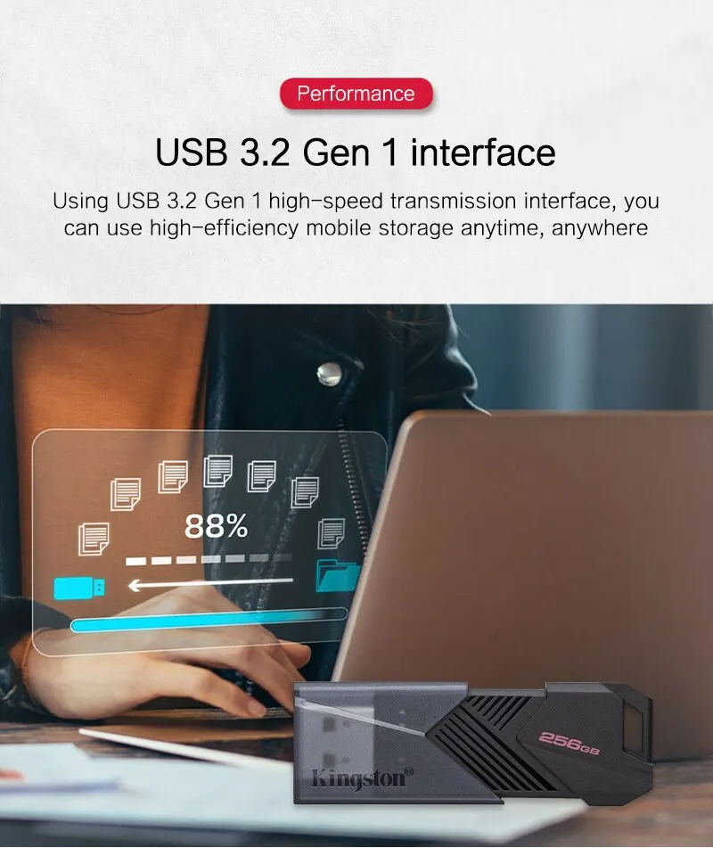 קינגסטון USB כונני פלאש עט כונן DTXON Pendrive 32GB 64GB 128GB 256GB CLE USB 3.2 פלאש דיסק מיני מפתח זיכרון מקל 3.0, , - AliExpress – תמונה 3