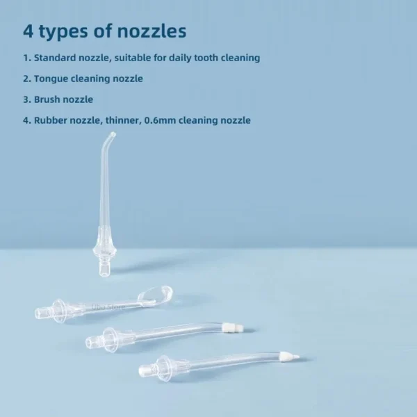 ⁦XIAOMI MIJIA אוראלי משטף MEO701 שיניים שיניים הלבנת Flosser Bucal שן שואב מים פיק חוט עבור שיניים מים טנק⁩ – תמונה ⁦4⁩