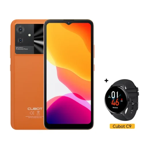 Cubot Note 21, סמארטפון אנדרואיד 13, 12GB RAM (6GB+6GB מורחב), 128GB ROM, מסך 6.56 אינץ' 90Hz, מצלמה 50MP, סוללה 5200mAh, Face ID, Octa-core, 4G smartphone android, OTG - AliExpress 509 - צבע : Orange Add Watch C9 - ספינות מ : אוזבקיסטן - RAM : 6 גרם - ROM : 128G