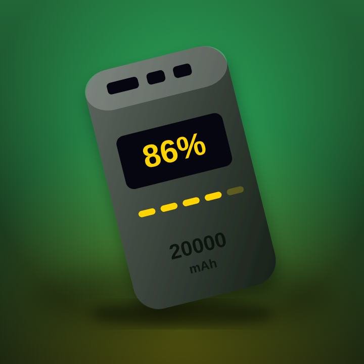 מטען נייד 20,000mAh עם טעינה מהירה