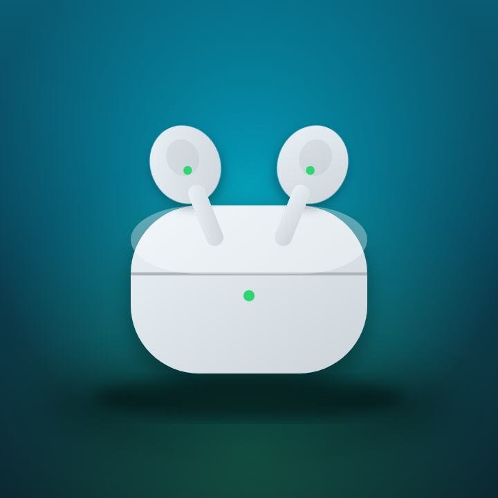 אוזניות True Wireless עם נרתיק טעינה
